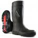 Dunlop Purofort+ Full Safety Wellington Boots 1Pr Black 12 C76204112 DLP03138