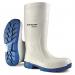 Dunlop Purofort Multigrip Waterproof Anti Bacteria Lined Safety Boots 1Pr White 6.5 CA6113106.5 DLP04185