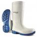 Dunlop Purofort Multigrip Waterproof Anti Bacteria Lined Safety Boots 1Pr White 7 CA6113107 DLP04186