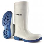 Dunlop Purofort Multigrip Waterproof Anti Bacteria Lined Safety Boots 1Pr White 14 CA6113114 DLP04194
