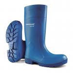 Dunlop Purofort Multigrip Waterproof Anti Bacteria Lined Safety Boots 1Pr Blue 12 CA6163112 DLP04206