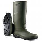 Dunlop Pricemastor Non Safety Waterproof Wellington Boots 1 Pair Green 08 DLP31875