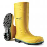 Dunlop Acifort Heavy Duty Waterproof Full Safety Waterproof Boots 1Pr Yellow 12 A4422B112 DLP36429