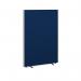 Floor standing fabric screen 1800mm high x 1200mm wide - blue 812-B