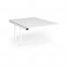 Connex Angled 1200 x 1600 x 725mm Back to Back Add On Bay - White Frame White Top ACO1216-AB-WH-WH