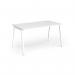 Connex Angled 1400 x 800 x 725mm Single Desk - White Frame White Top ACO148-WH-WH