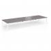Connex Angled 4800 x 1600 x 725mm Back to Back Desk (6 x 1600mm) - White Frame Grey Oak Top ACO4816-WH-GO