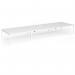 Connex Angled 5400 x 1600 x 725mm Back to Back Desk (6 x 1800mm) - White Frame White Top ACO5416-WH-WH