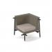 Addison modular soft seating corner sofa with black metal frame and legs - made to order ADS005