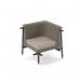 Addison modular soft seating corner sofa with black metal frame and legs - made to order ADS005