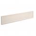 Straight glazed desktop screen 1800mm x 380mm - polar white with white aluminium frame AG1800-WH-W