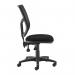 Altino mesh back PCB operator chair with no arms - black AH10-000-BLK