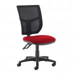 Altino 2 lever high mesh back operators chair with no arms - red AH10-000-RED