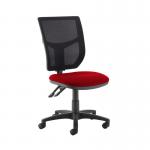 Altino 2 lever high mesh back operators chair with no arms - Panama Red
