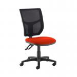 Altino 2 lever high mesh back operators chair with no arms - Tortuga Orange AH10-000-YS168