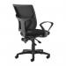 Altino mesh back PCB operator chair with fixed arms - black AH11-000-BLK