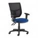 Altino mesh back PCB operator chair with adjustable arms - blue AH12-000-BLU