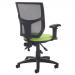 Altino mesh back asynchro operator chair with seat depth adjustment and adjustable arms - blue AH22-0S0-BLU
