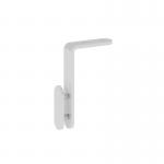 PET Screen bracket for Elev8 Desking - White AHSB-EV-WH