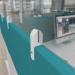 Acrylic screen toppers bracket - black (single) AHSB-SE-K