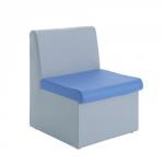 Alto modular reception seating with no arms - blue ALT50001-B