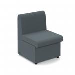 Alto modular reception seating with no arms - elapse grey ALT50001-EG
