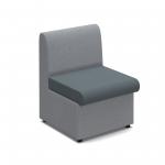 Alto modular reception seating with no arms - elapse grey seat with late grey back ALT50001-EG-LG
