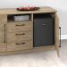 Anson executive credenza unit - barcelona walnut ANS-CRD-BW