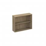 Anson executive surface mounted bookcase - barcelona walnut ANS-MBK-BW