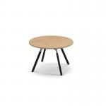 Anson executive circular meeting table with A-frame legs - Kendal Oak ANS-TBC12-KO