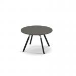 Anson executive circular meeting table with A-frame legs - Onyx Grey ANS-TBC12-OG