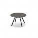 Anson executive circular meeting table with A-frame legs - Onyx Grey ANS-TBC12-OG