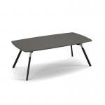 Anson executive rectangular conference table with A-frame legs - Onyx Grey ANS-TBR22-OG