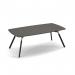 Anson executive rectangular conference table with A-frame legs - Onyx Grey ANS-TBR22-OG