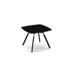 Anson executive square meeting table with A-frame legs - Black ANS-TBS12-BK