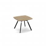 Anson executive square meeting table with A-frame legs - barcelona walnut ANS-TBS12-BW