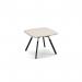 Anson executive square meeting table with A-frame legs - Light Grey ANS-TBS12-LG