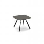 Anson executive square meeting table with A-frame legs - Onyx Grey ANS-TBS12-OG