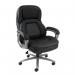 Atlas bariatric executive chair - black leather faced ATL300T1