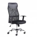 Aurora high back mesh operators chair - black AUR300T1-K