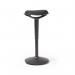 Ava is a height adjustable stool with black fabric seat AVA01-K