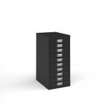 Bisley multi drawers with 10 drawers - black