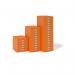 Bisley multi drawers with 10 drawers - orange B10MDOR