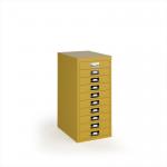Bisley multi drawers with 10 drawers - sunflower yellow B10MDSY