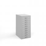 Bisley multi drawers with 10 drawers - white