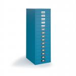 Bisley multi drawers with 15 drawers - blue B15MDBL