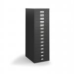 Bisley multi drawers with 15 drawers - black B15MDK