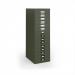 Bisley multi drawers with 15 drawers - olive green B15MDOG