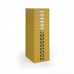 Bisley multi drawers with 15 drawers - sunflower yellow B15MDSY