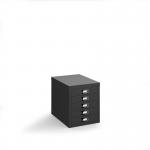 Bisley multi drawers with 5 drawers - black B5MDK